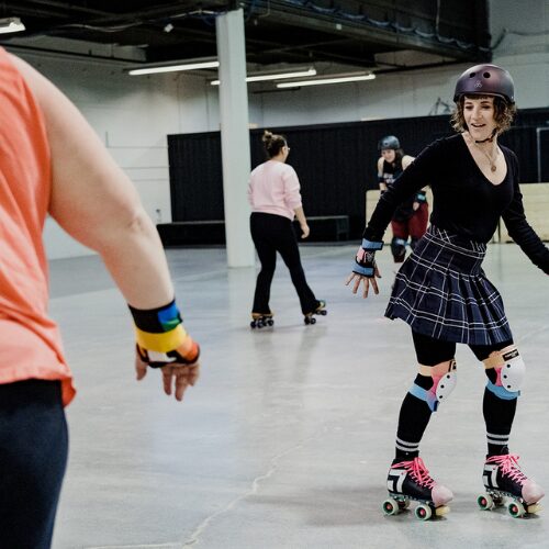 Learn to roller dance
